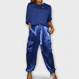 Conjunto de 2 Peças em Cetim