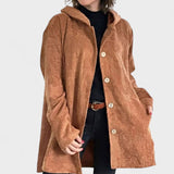 Esmeralda - Casaco Elegante com Capuz