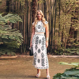 Alice – Conjunto Estampado de Top e Saia