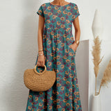 Roxana – Vestido Floral Elegante