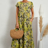 Roxana – Vestido Floral Elegante