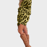 Sandra™ Vestido Leopardo
