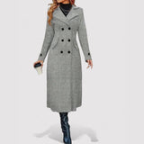 Sofia - Casaco Longo de Botões Duplos