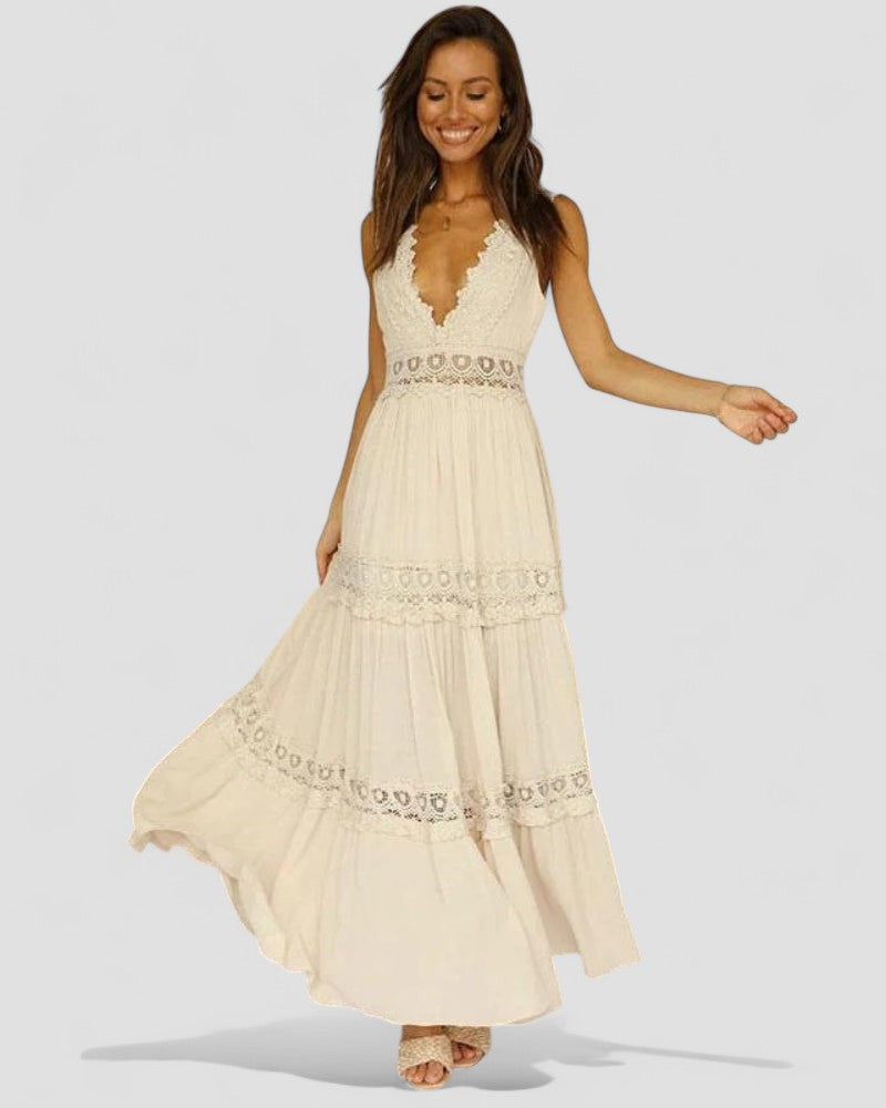 Leonor – Vestido Fluido e Elegante