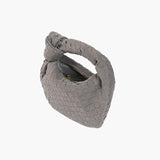 Bolsa Trançada Mini em Camurça