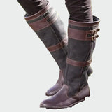 Botas de couro retro