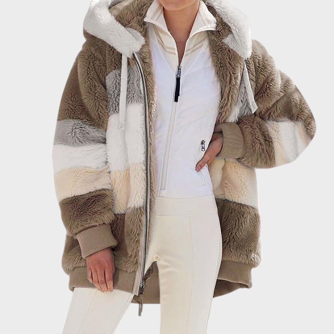 Nicole - Casaco Confortável com Pêlo