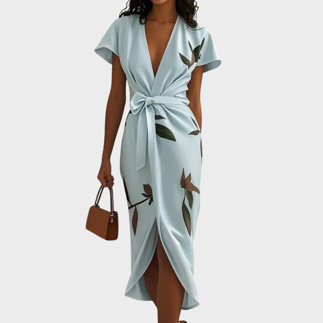 Rita - Vestido Elegante com Decote em V