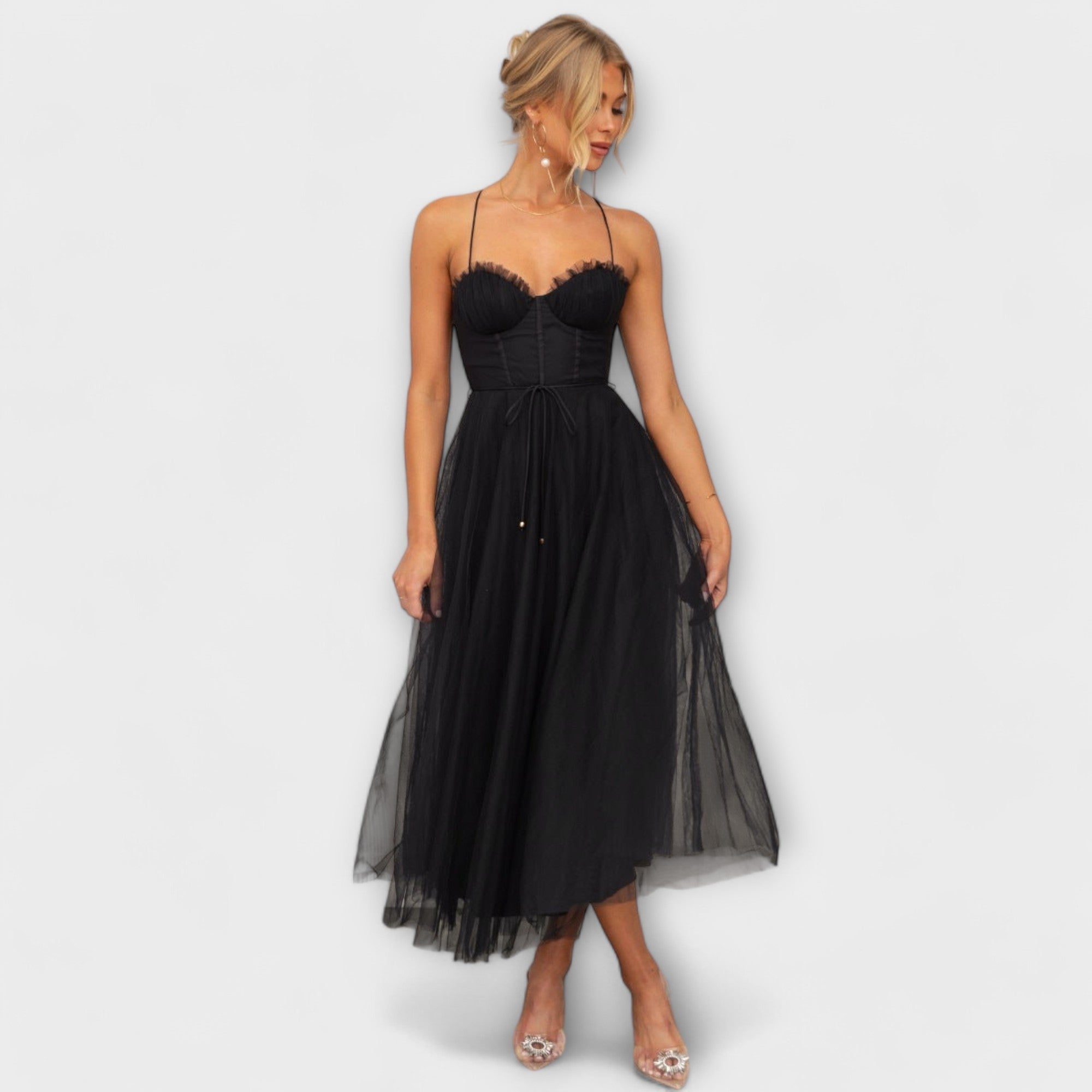 Vestido Princesa Moderno de Chiffon