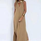 Ana - Vestido comprido elegante + casaco de malha a condizer